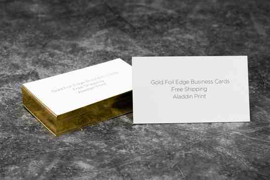 Edge Foil business cards 4 by Aladdin Print
